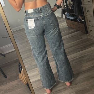 Pistola high rise wide leg jeans size 28